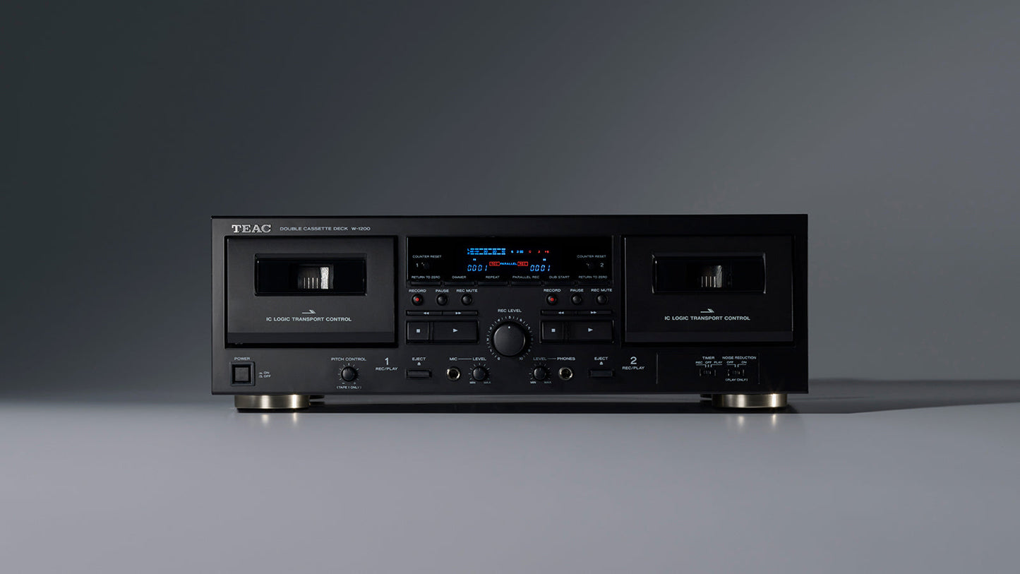 TEAC W-1200 Dual Cassette Deck - B Stock
