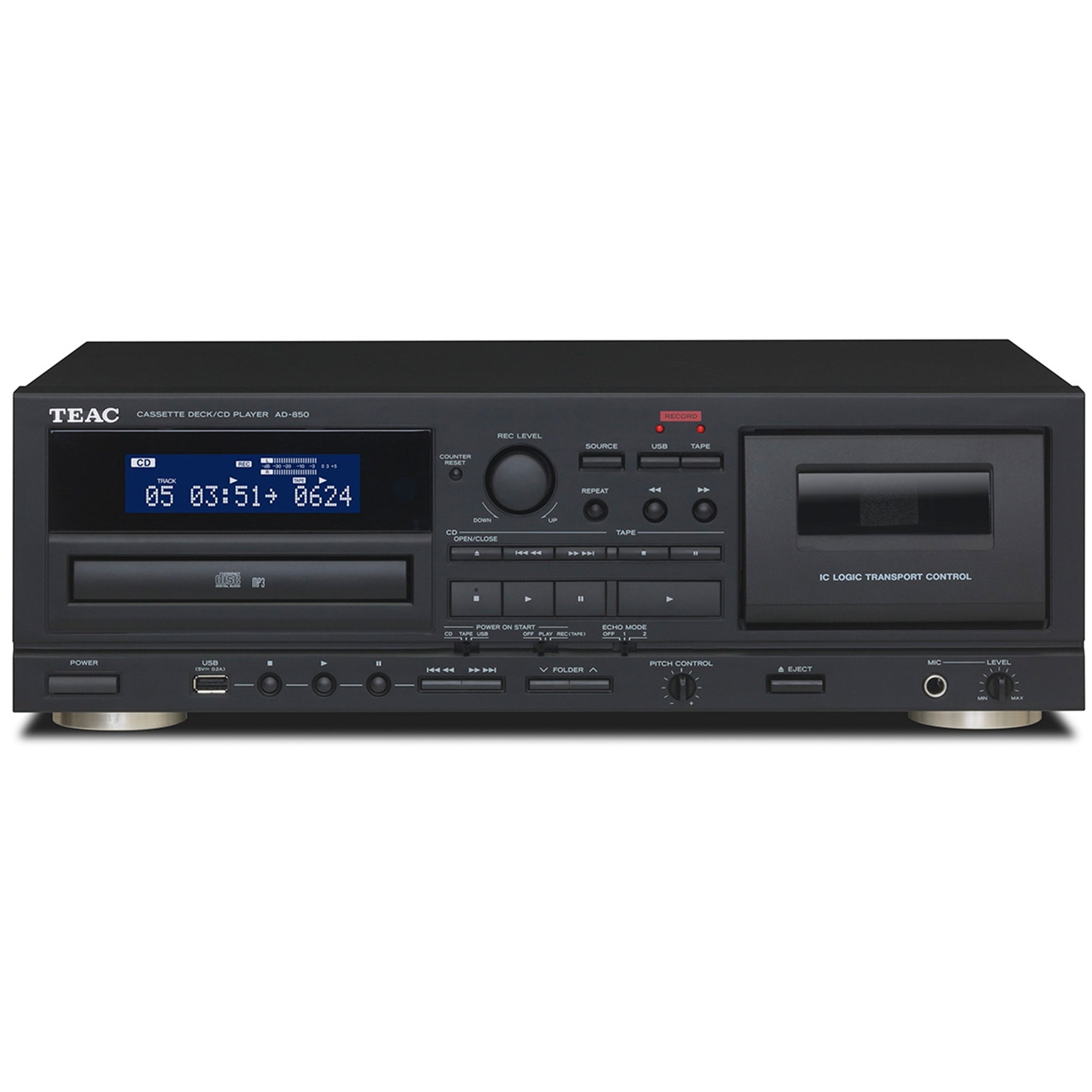 TEAC AD-850-SE Cassette Deck CD Player - Open Box – TEAC USA