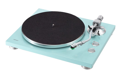 SPECIAL EDITION Turquoise Blue TN-400BTX Manual Belt-Drive Bluetooth Turntable