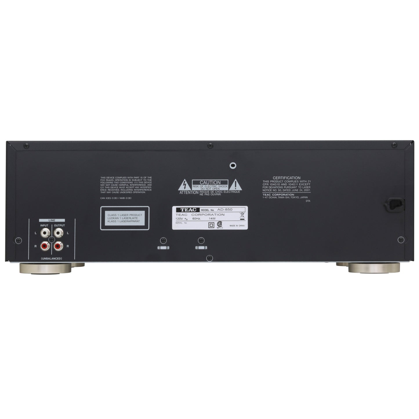 AD-850-SE Cassette Deck CD Player