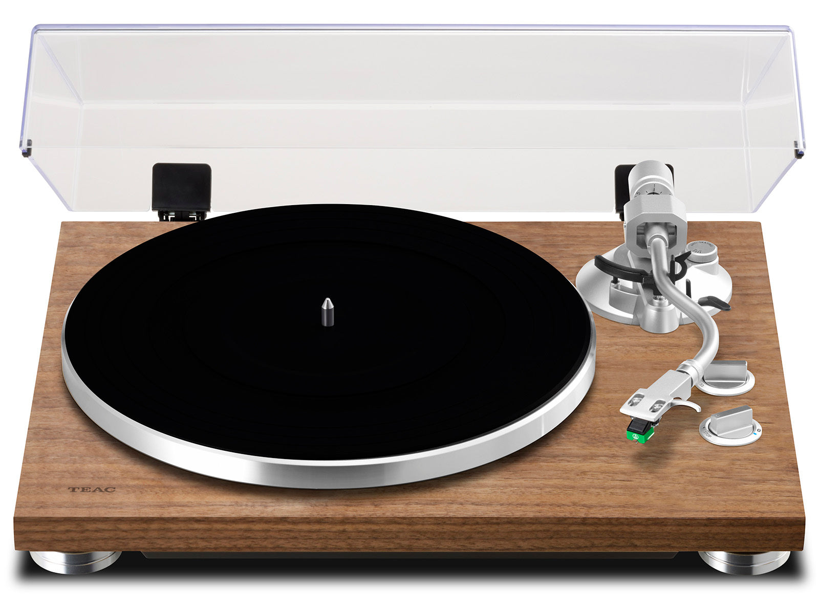 TN 400BTX Manual Belt Drive Bluetooth Turntable Walnut Damaged Box